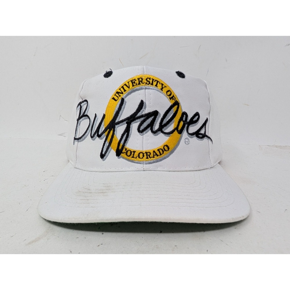 VINTAGE Colorado Buffaloes Hat Cap Snap Back The Game‎ Circle Logo Script 90s